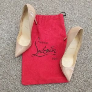 Christian Louboutin So Kate 100 nude heels